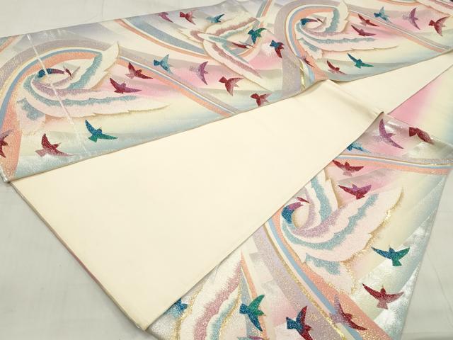 楽天市場】平和屋着物◎六通柄袋帯 唐織 飛鳥文 金銀糸 正絹 逸品