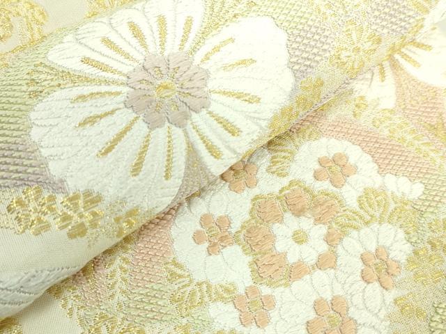 楽天市場】平和屋着物□極上 六通柄袋帯 唐織 風雅 花青海波 金糸 逸品