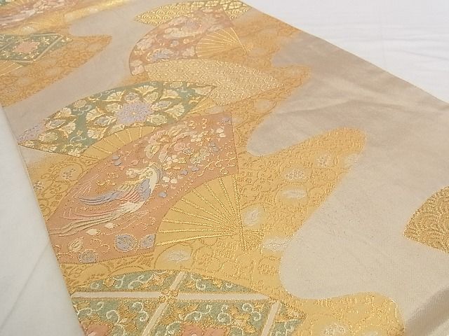 楽天市場】平和屋着物□六通柄袋帯 正倉院扇面文 金銀糸 正絹 逸品 A