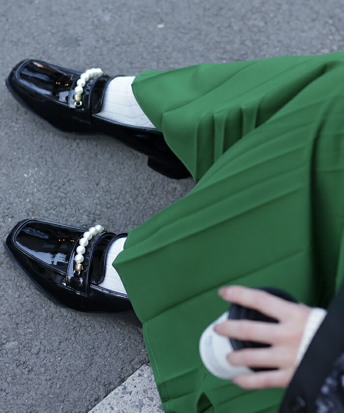 楽天市場】22.5cm 〜 24.5cm パールビット ローファー パール エナメル