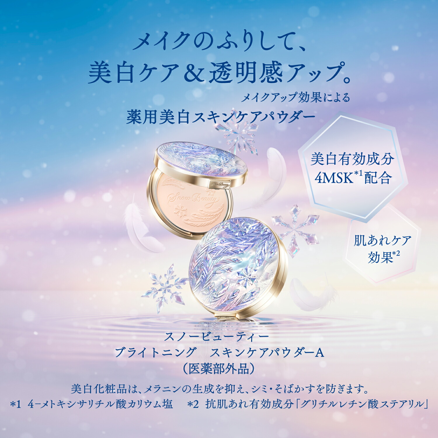 楽天市場】スノービューティー ブライトニング スキンケアパウダーA