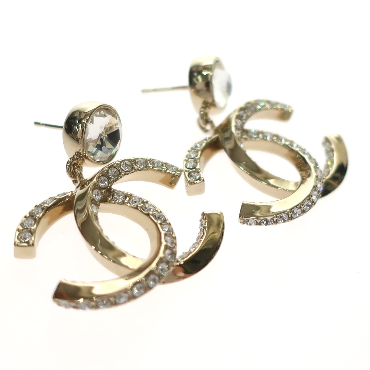 楽天市場】【極美品】CHANEL シャネル ココマーク ラインストーン