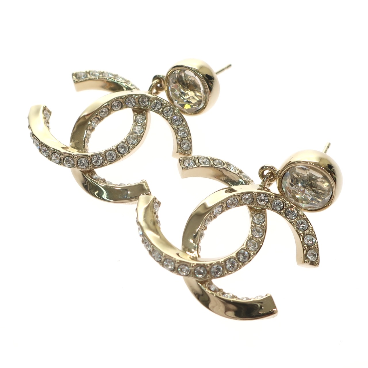 楽天市場】【極美品】CHANEL シャネル ココマーク ラインストーン