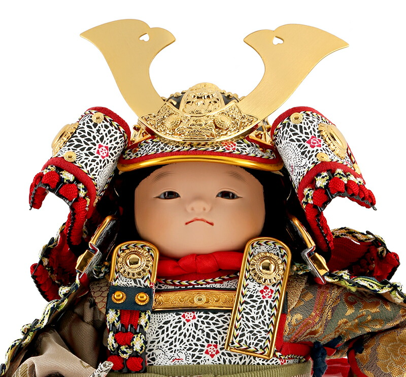 楽天市場】五月人形 幸一光 コンパクト 松崎人形 子供大将飾り 平飾り