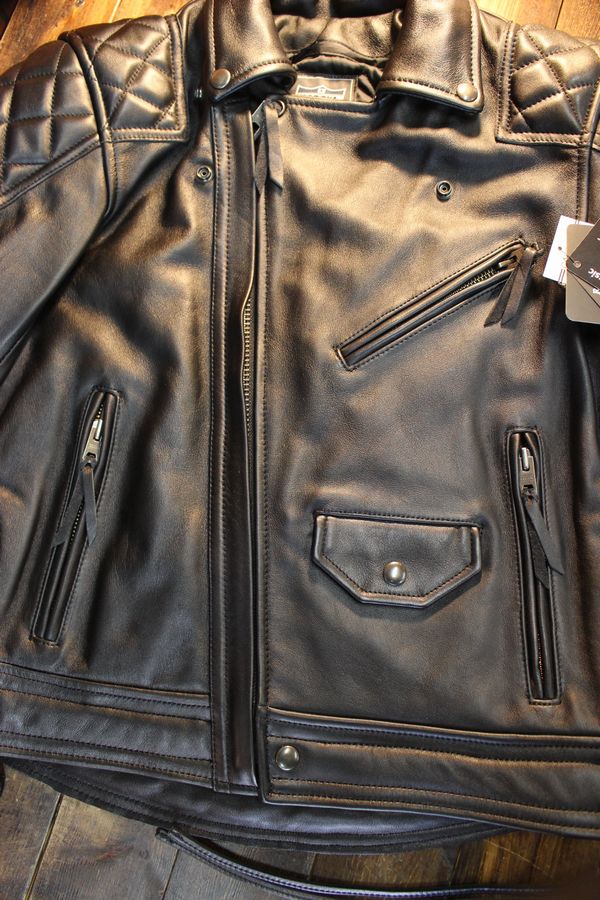 楽天市場】【KADOYA KW-EVO】 レザージャケット パデッドダブル