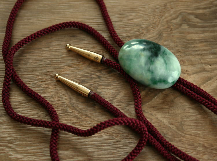 楽天市場】糸魚川翡翠ループタイRP0026 翠雅 作 : 糸魚川ヒスイの店