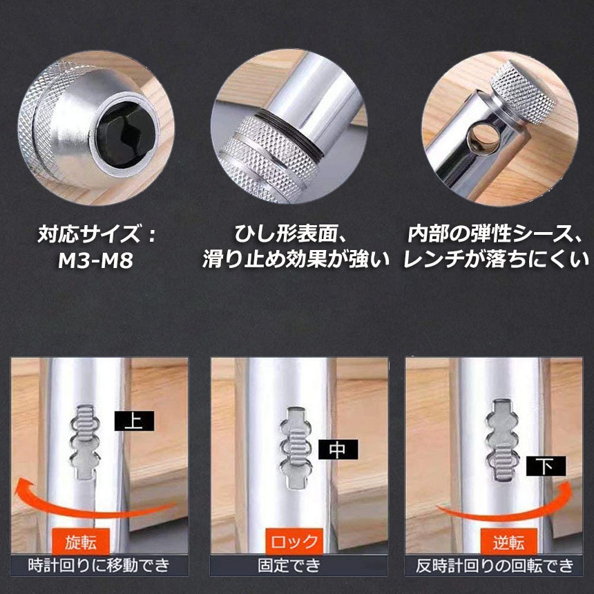 楽天市場】ネジタップ 4セット ドリルタップ タップセット ラチェット