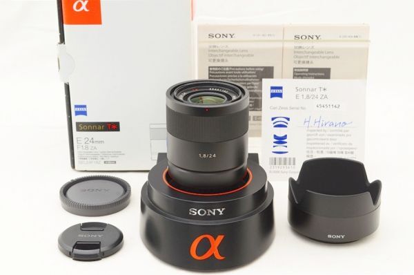 楽天市場】sony sonnar t* e 24mm f1．8 zaの通販