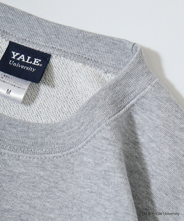 楽天市場】YALE イェール DOUBLE SIDED PRINTING CREW SWEAT カレッジ