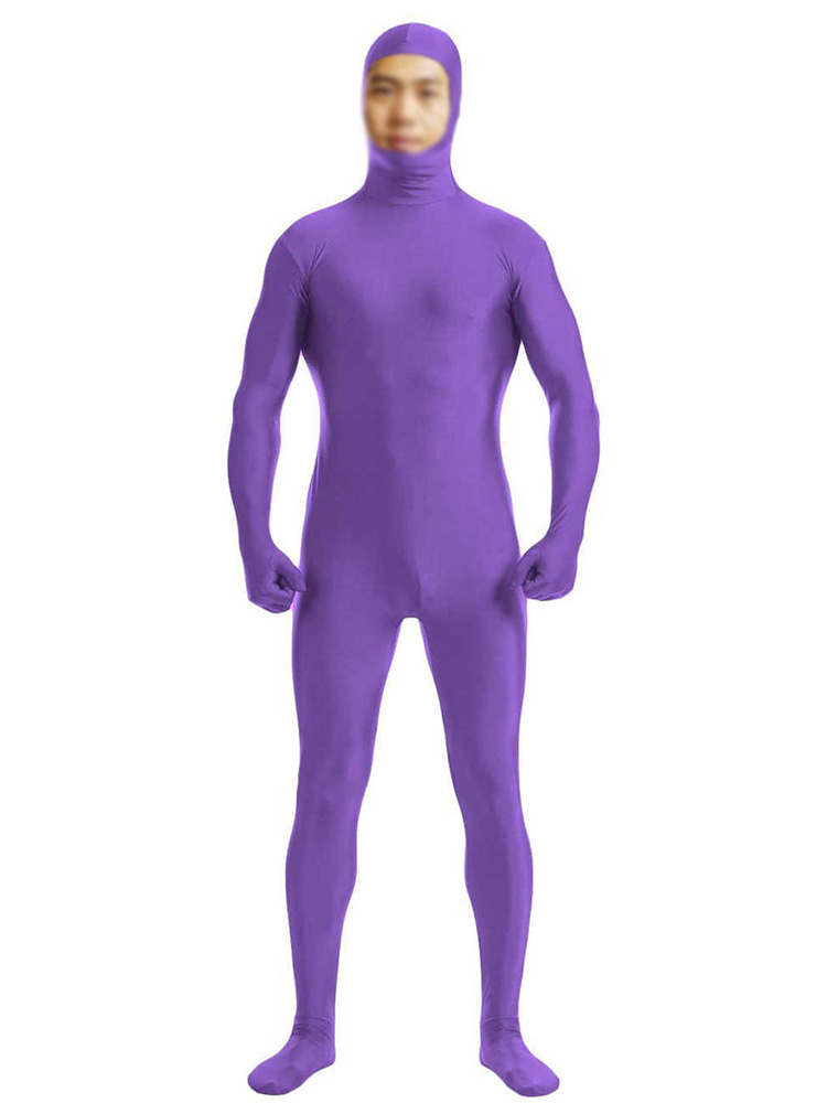 楽天市場】全身タイツおもしろい 服 パープル 人気者 なりきり 大人用