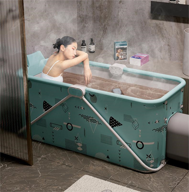 楽天市場】折りたたみ 浴槽 大人 ポータブルバスタブ 組立不要