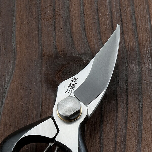 楽天市場】花隈川 剪定型芽切鋏 180mm (摘花 庭鋏 園芸 収穫 芽切り鋏