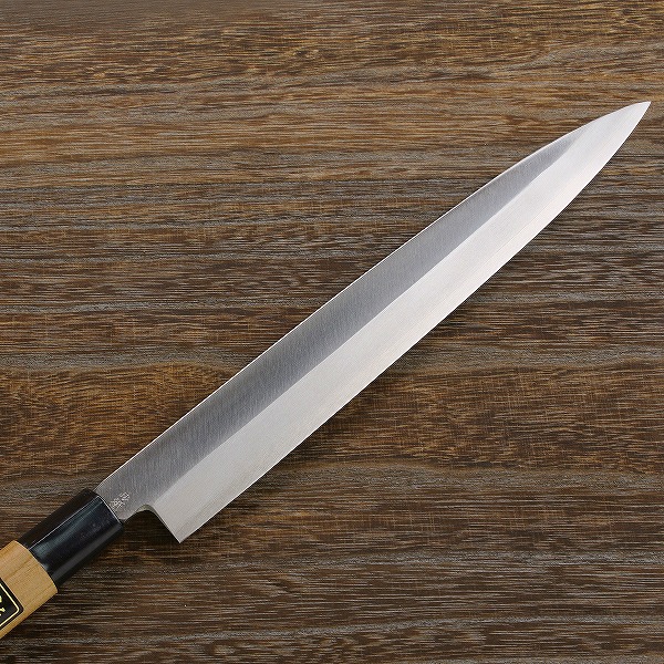 楽天市場】柳刃包丁 片刃 270mm 銀三ステンレス 桜柄 一般向け(和包丁