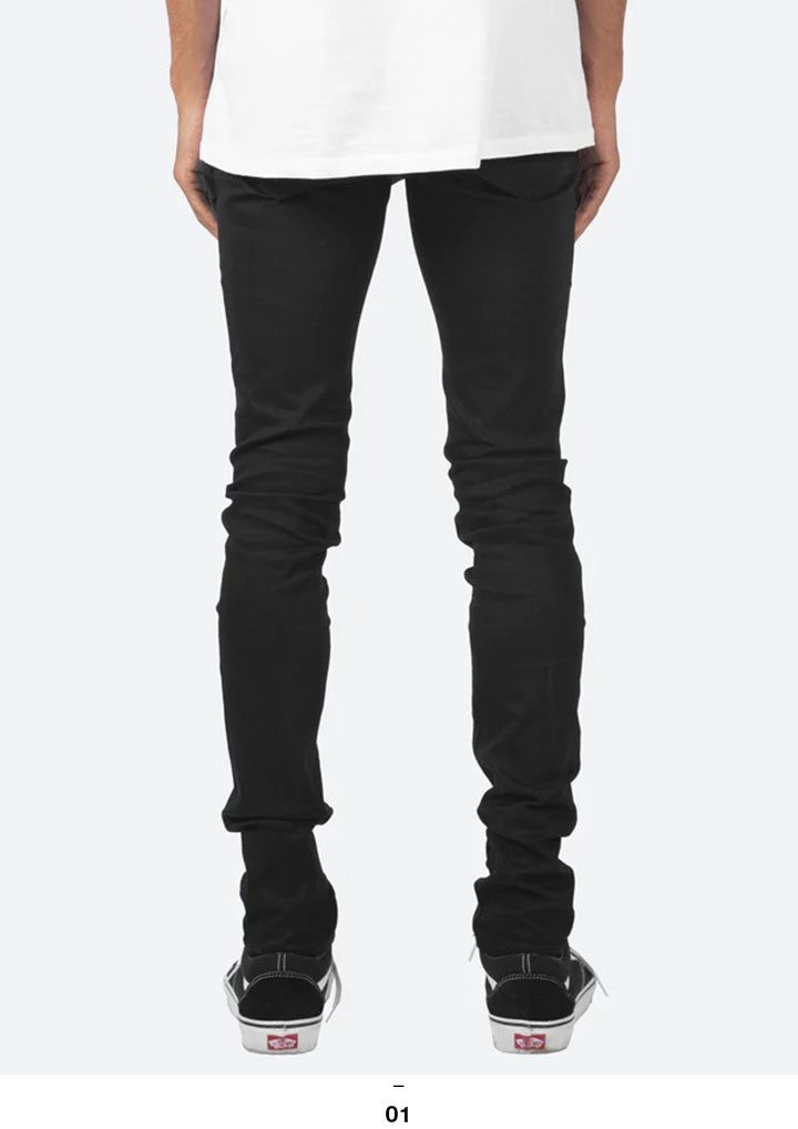 楽天市場】mnml デニム ジーンズ メンズ 黒 大きいサイズ ミニマル