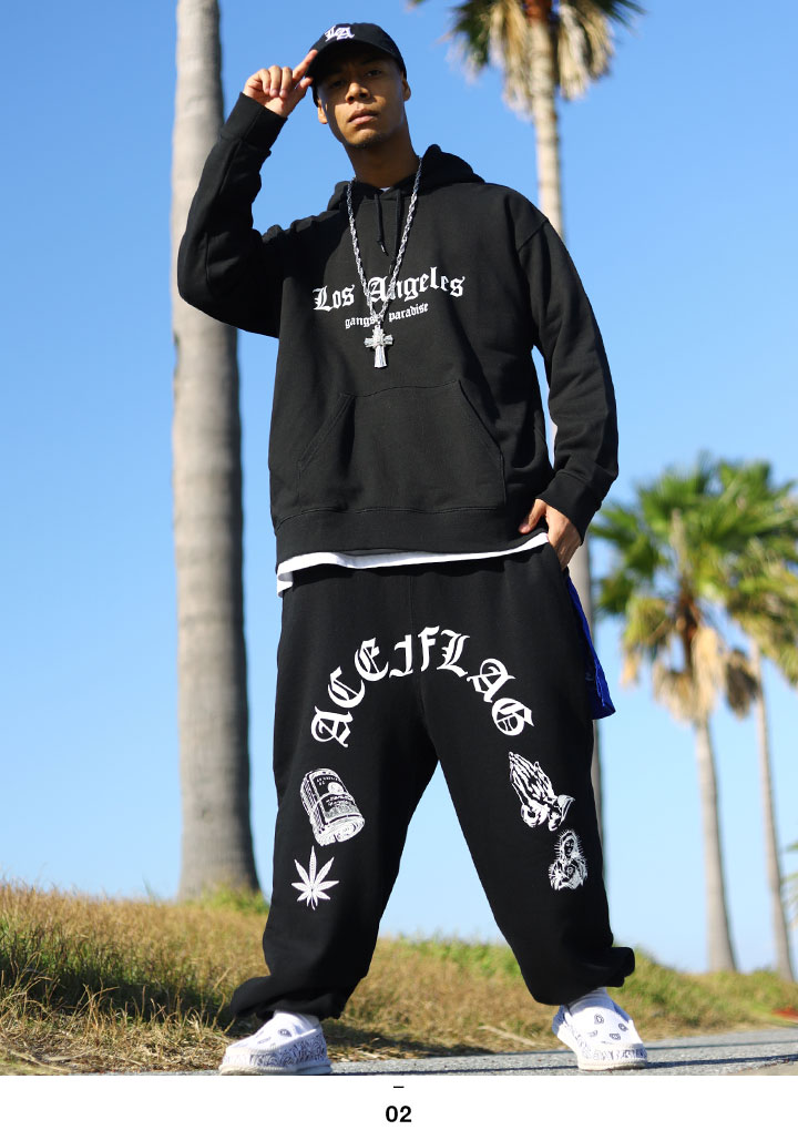 楽天市場】【60%OFF】ACE FLAG 上下セット 長袖 メンズ 春秋冬用 白/黒