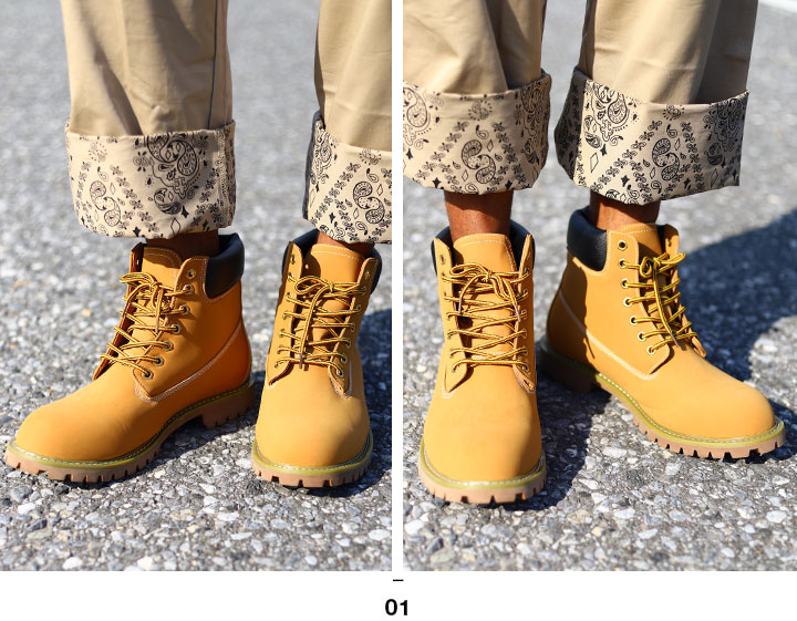 楽天市場】ACEFLAG x God and Bless ブーツ ワークブーツ 6インチ