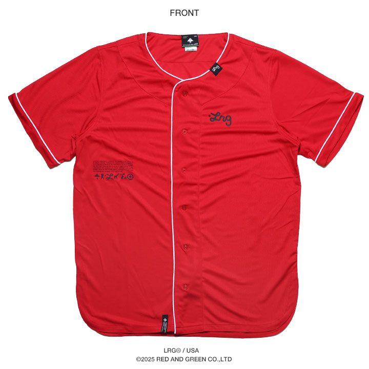 楽天市場】【20%OFF】LRG ベースボールシャツ 半袖 メッシュ 野球