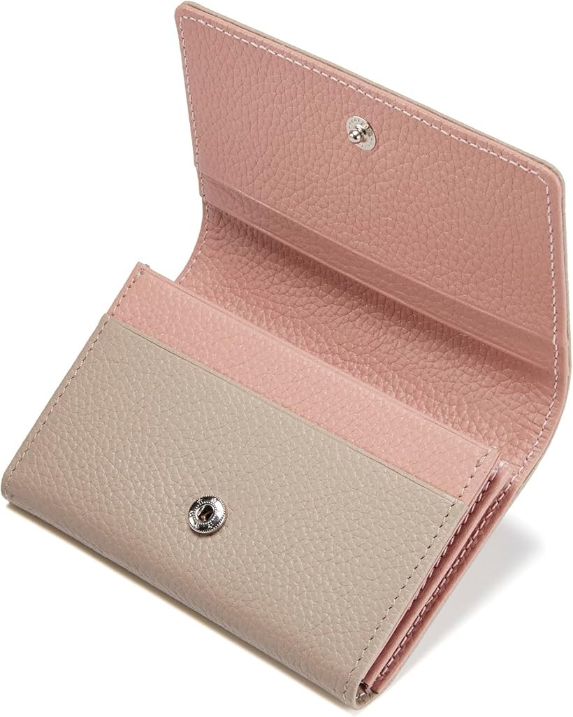 楽天市場】名刺入れ レディース 本革 大容量 70枚収納 バイカラー 上質