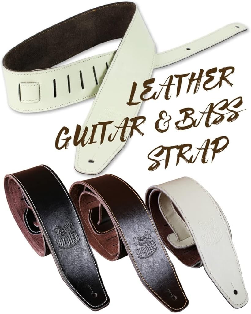 楽天市場】【楽天ランキング1位入賞】レザー ギター ストラップ 牛革