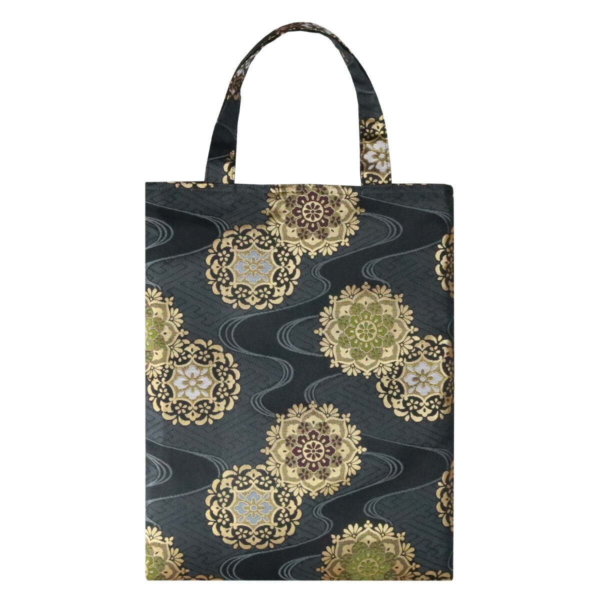 楽天市場】手提げバッグ かばん 納経帳 御朱印帳 袋 西陣織 流水華紋