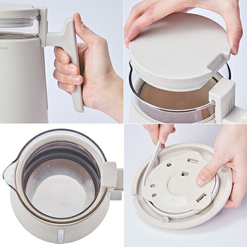 楽天市場】【数量限定うれしい特典付】電気ケトル レコルト recolte