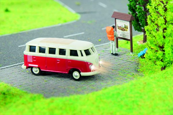 楽天市場】超精密ラジコン 1/87 CARSON ラジコン ワーゲンバス 赤色