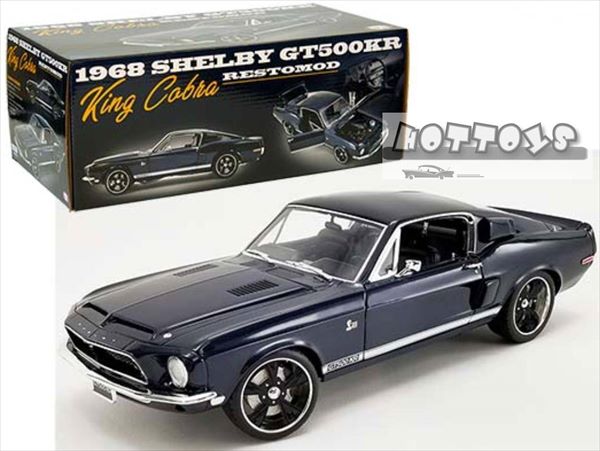 楽天市場】ミニカー 1/18 ACME 1968 シェルビー GT-500 KR 紺色