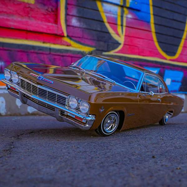 楽天市場】ラジコン 1/10 ローライダー インパラ 1965 メタリック