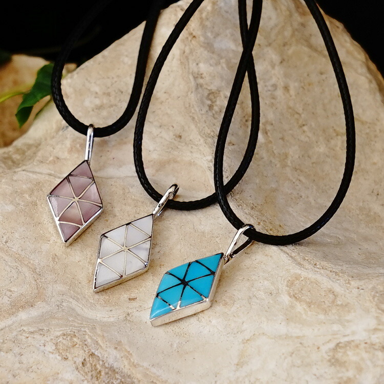 楽天市場】インディアンジュエリー ターコイズ シェル ペンダント