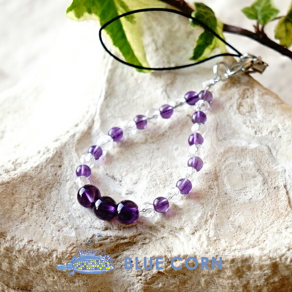 楽天市場】アメジスト 水晶 携帯ストラップ 【アメジストと水晶の携帯