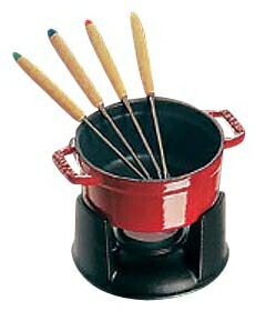 ストウブ ミニ フォンデュセット グレー 約230ml チョコ