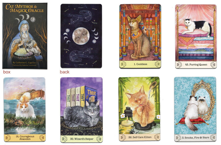 楽天市場】オラクルカード 42枚 占い【キャット・ミトス＆マジック