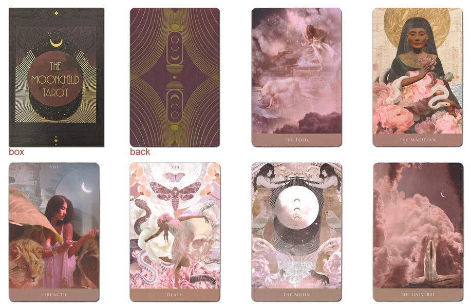 楽天市場】【魔法の力に満ちた月あかりと影のタロットカード】ムーン