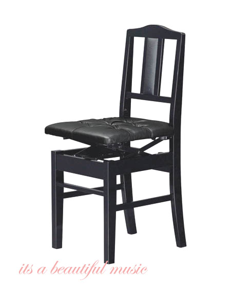 楽天市場】【its】入日本製背付きピアノ椅子 クッション性のある