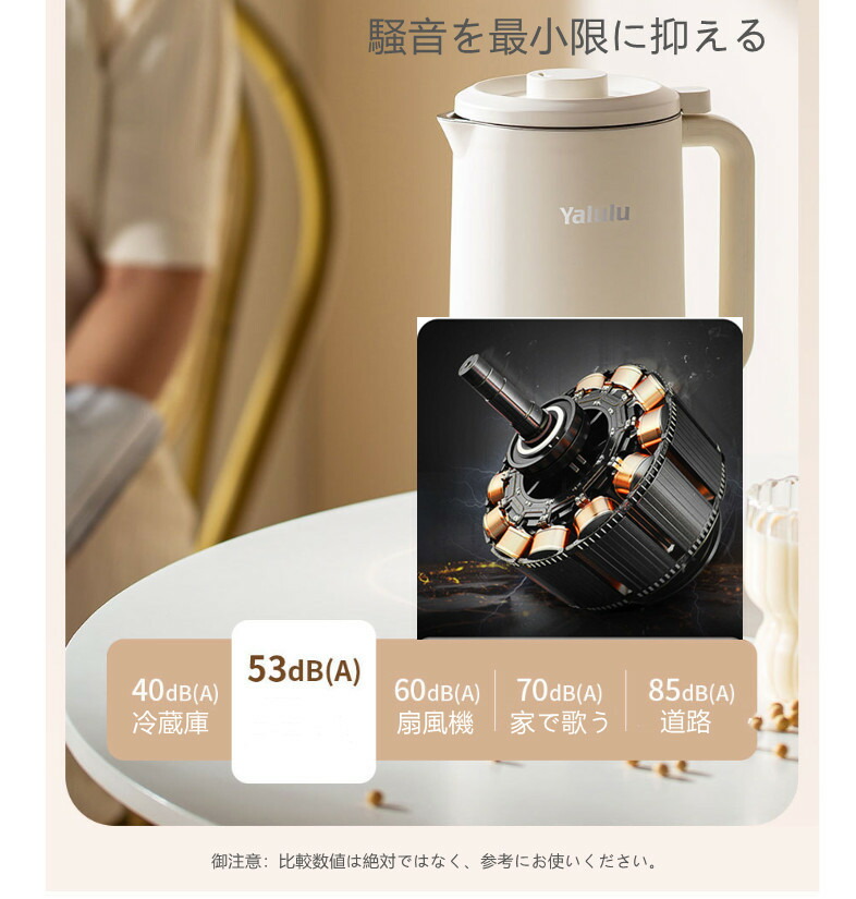 楽天市場】【2~4人分】自動調理ポット 650ml完全豆乳メーカー 豆乳機