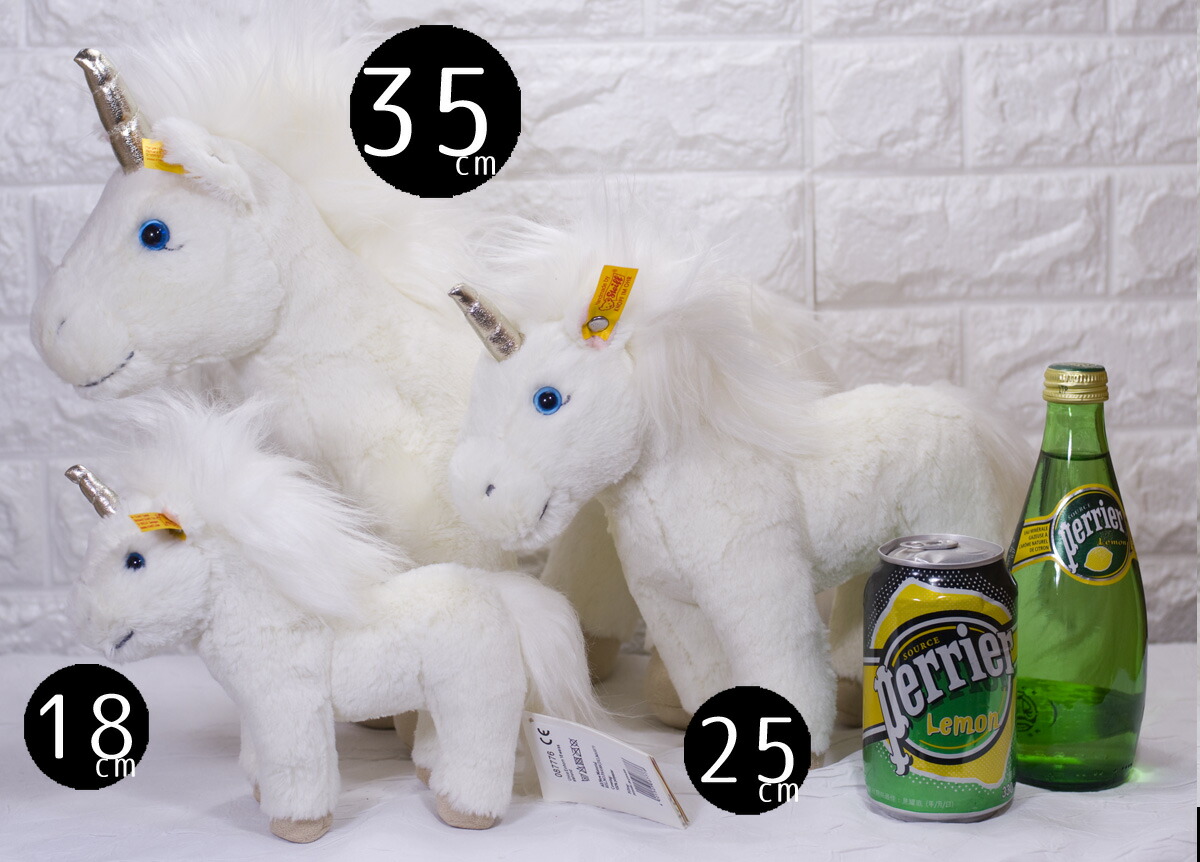 楽天市場】シュタイフ テディベア Steiff ユニカ ユニコーン 立ち 25cm