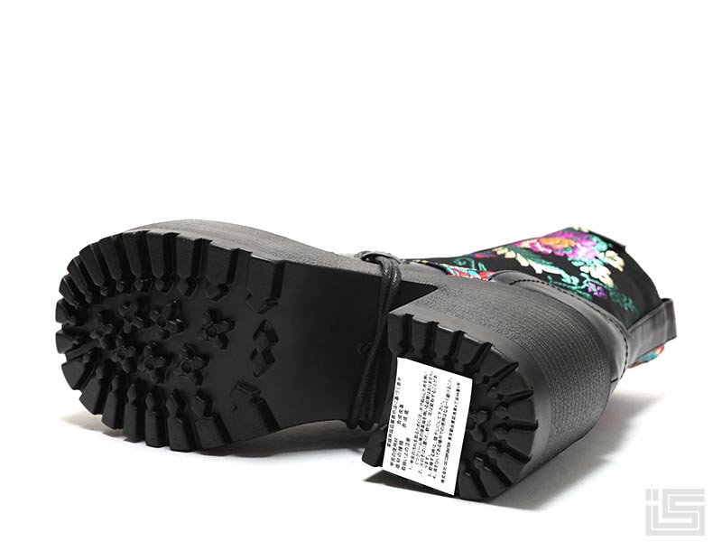 楽天市場】□ YOSUKE ヨースケ4460047 Black コンビ 厚底レースアップ