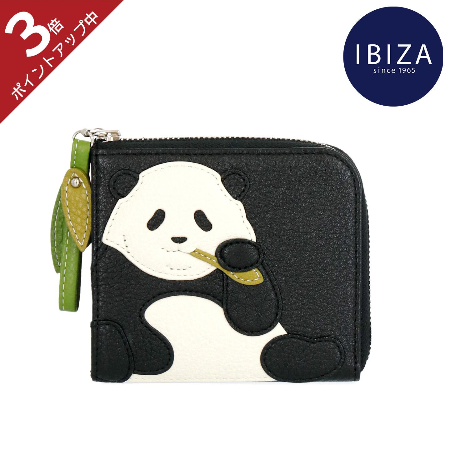 楽天市場】【ポイント3倍】イビサ公式 パンダ 財布 小銭入れ L字