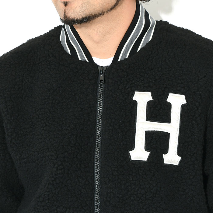 楽天市場】ハフ HUF ジャケット メンズ シェルパ バーシティー ( HUF