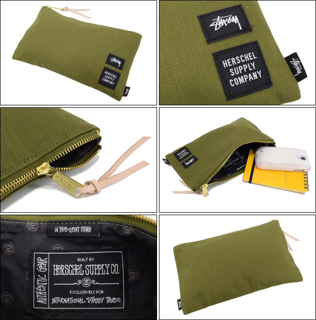 楽天市場】ステューシー STUSSY ポーチ Herschel Olive Drab Medium
