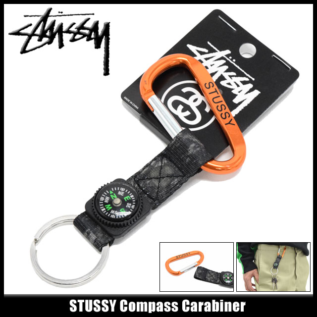 楽天市場】ステューシー STUSSY カラビナ Compass(stussy Carabiner