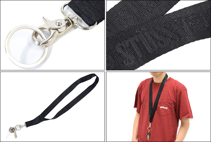 楽天市場】ステューシー STUSSY ネックストラップ Jacquard Nylon