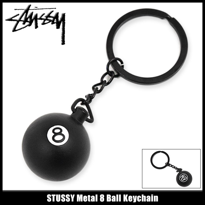 楽天市場】ステューシー STUSSY キーホルダー Metal 8 Ball(stussy