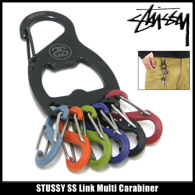 楽天市場】ステューシー STUSSY SS Link Multi カラビナ(stussy