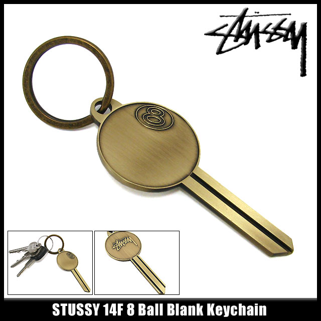 楽天市場】ステューシー STUSSY 14F 8 Ball Blank キーホルダー(stussy