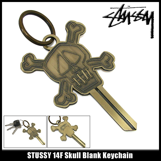 楽天市場】ステューシー STUSSY 14F Skull Blank キーホルダー(stussy