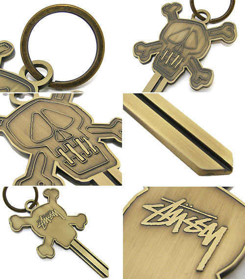 楽天市場】ステューシー STUSSY 14F Skull Blank キーホルダー(stussy