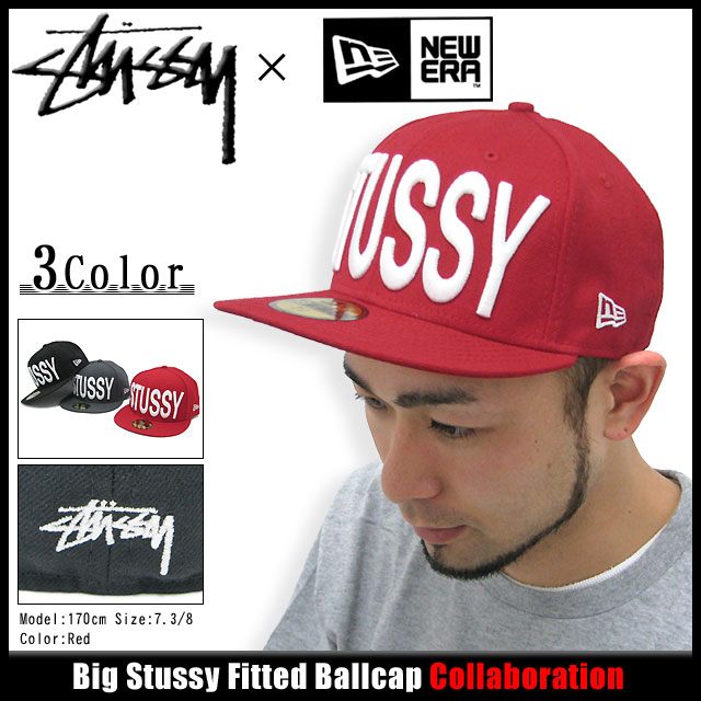 楽天市場】ステューシー STUSSY×NEW ERA キャップ Big Stussy Fitted