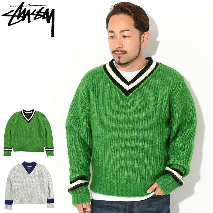楽天市場】ステューシー STUSSY セーター メンズ Mohair Tennis