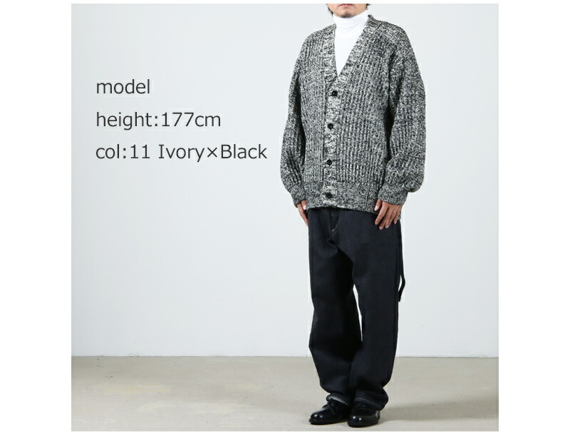楽天市場】08sircus ゼロエイトサーカス Wo Co melange cardigan